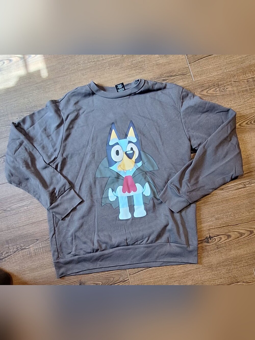 Bluey Gray Crewneck WOMENS ☆Size Large☆